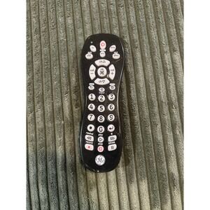 GE‎ Universal Remote Control Black TV DVD CBL AUX Setup Input TV Video Device